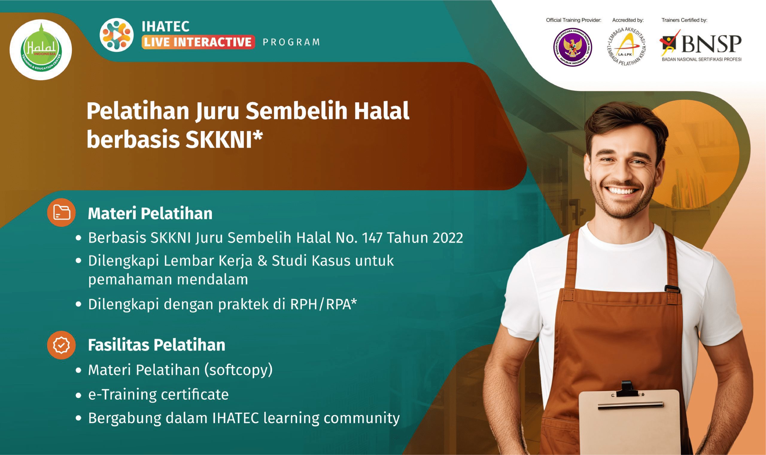 Pemantapan & Uji Kompetensi Penyelia Halal Berbasis SKKNI